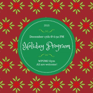 Holiday Program